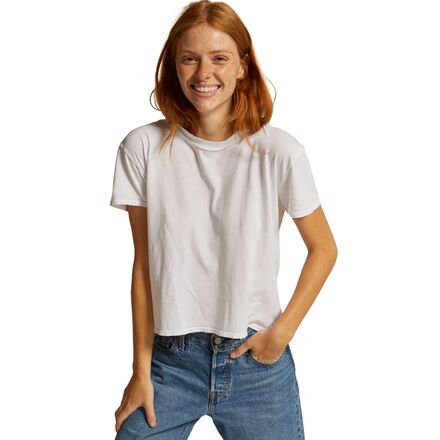 Cotton Boxy Crew T-Shirt - Women's