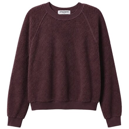 perfectwhitetee - Ziggy Reverse Fleece Shrunken Crew Sweater - Women's