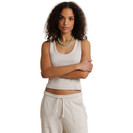 Blondie Stripe Structured Rib Bra Friendly Tank - Women's