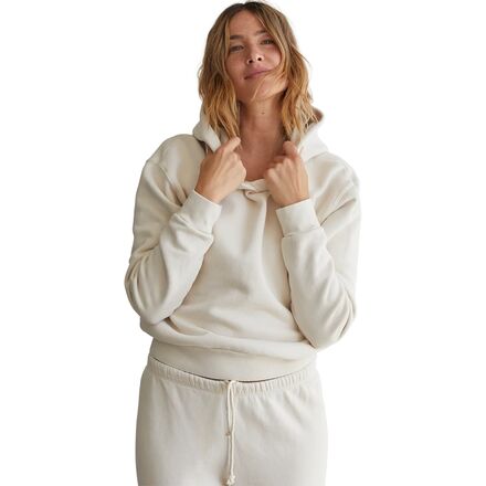 perfectwhitetee - Heart Fleece Pullover Hoodie - Women's