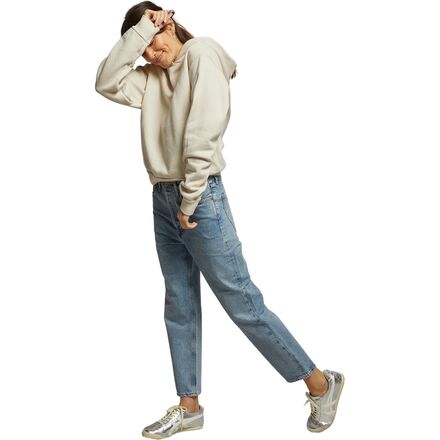 perfectwhitetee - Heart Fleece Pullover Hoodie - Women's
