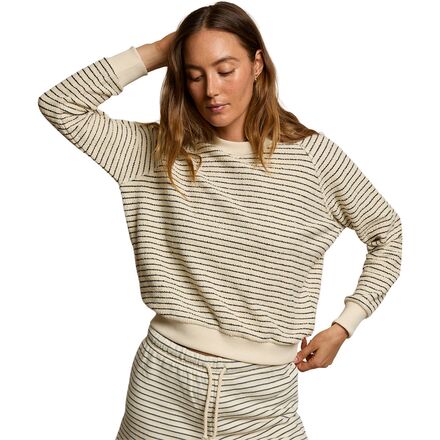 Alexi Reverse French Terry Stripe Sweatshirt - Women's
