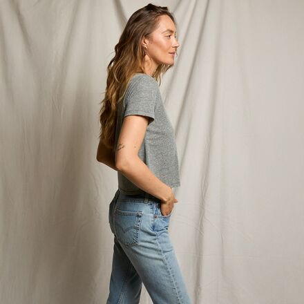 perfectwhitetee - Beckett Cotton V Neck T-Shirt - Women's
