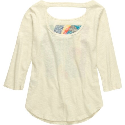 Roxy - Geo Rainbow Shirt - 3/4-Sleeve - Girls'
