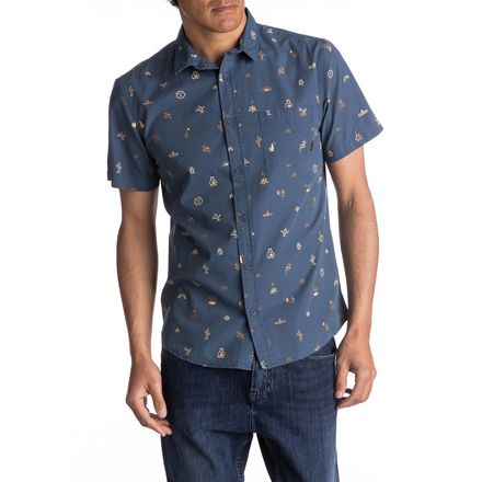 Quiksilver - Baja Moment Mini Motif Short-Sleeve Shirt - Men's