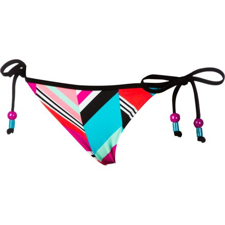Roxy - Wave Peak Brazilian String Bikini Bottom - Women's