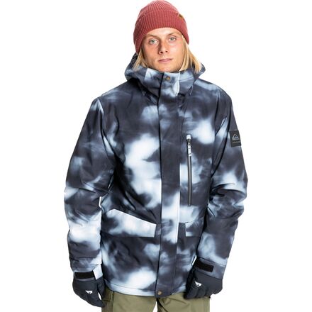 Quiksilver - Mission Printed Insulated Jacket - Men's - Black Particul