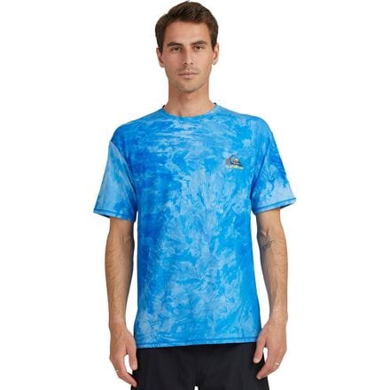 Quiksilver - Tie Dye Surf T-Shirt - Men's - Tie Dye W02 - Blue Light