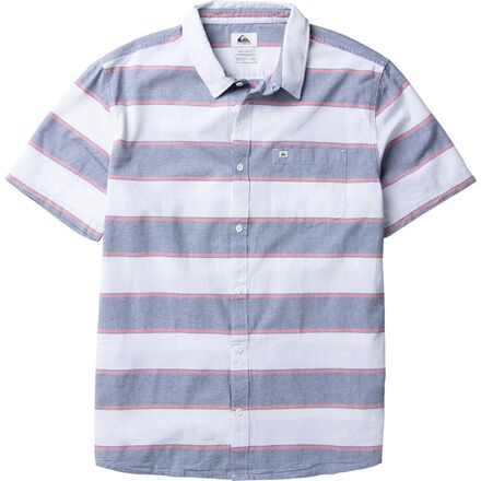 Quiksilver - Prime Time Short-Sleeve Woven Top - Men's - Insignia Blue Prime Time