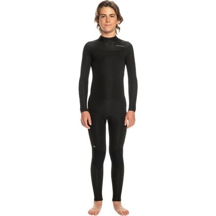 Quiksilver - 3/2 Everyday Sessions Back-Zip Wetsuit - Boys' - Black