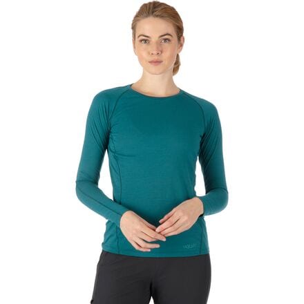 Rab - Forge Long-Sleeve T-Shirt - Women's - Aquamarine