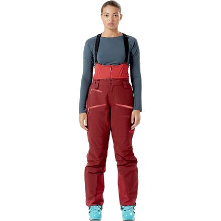 Rab - Khroma GTX Bib Pant - Women's - Oxblood Red