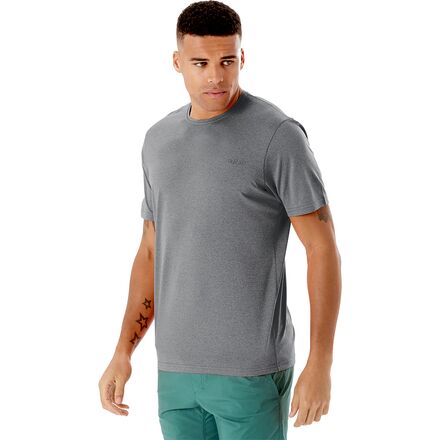 Rab - Mantle T-Shirt - Men's - Beluga Marl