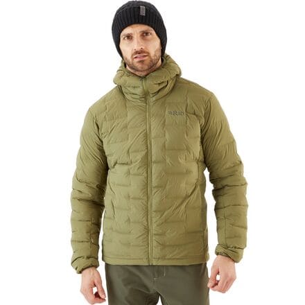 Rab - Cubit Stretch Down Hooded Jacket - Men's - Chlorite Green