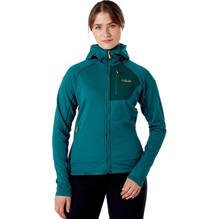 Rab - Superflux Full-Zip Hooded Jacket - Women's - Atlantis/Pine