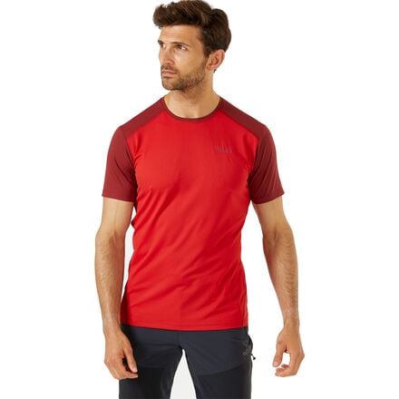 Rab - Force Short-Sleeve T-Shirt - Men's - Ascent Red/Oxblood Red