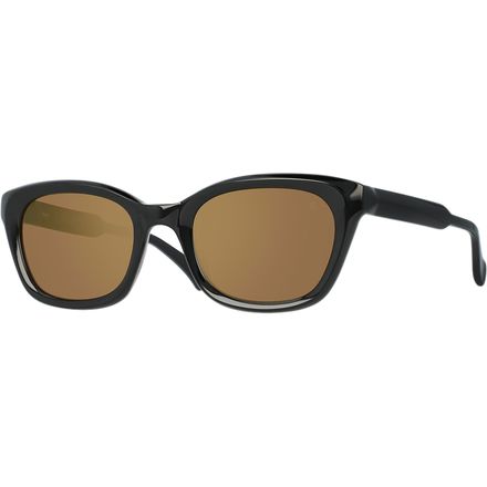 RAEN optics - Clemente Sunglasses - Women's - Polished Black/Carmel Mirror