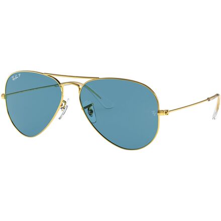 Aviator Large Metal Polarized Sunglasses