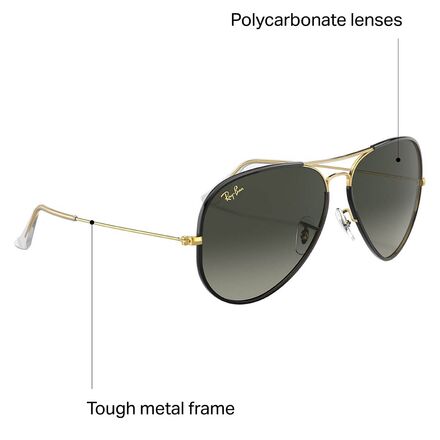 Ray-Ban - Aviator Large Metal Sunglasses