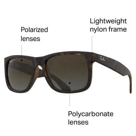 Ray-Ban - Justin Polarized Sunglasses