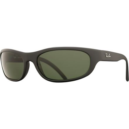 Ray-Ban - Predator 2 Polarized Sunglasses - Matte Black/Polar Green