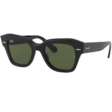 Ray-Ban - State Street Sunglasses - Black On Transparent Brown/Grey Vintage