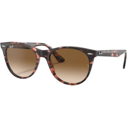 Ray-Ban - Wayfarer II Sunglasses - Pink Havana/Clear Gradient Brown