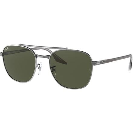 Ray-Ban - RB 3688 Double Bridge Sunglasses - Gunmetal/Green