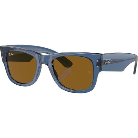 Ray-Ban - Mega Wayfarer Sunglasses - Blue/Brown