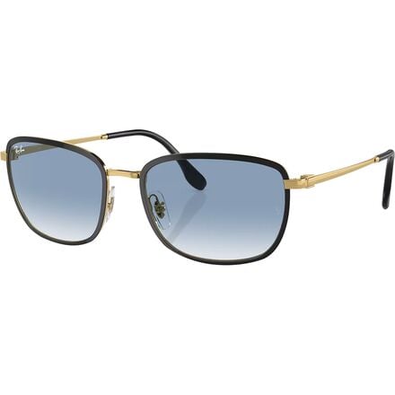 Ray-Ban - RB3705 Urban Metals Sunglasses - Gold/Clear Gradient Blue