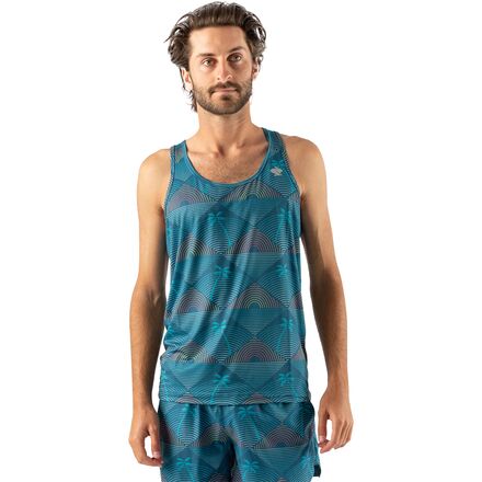 Rabbit - Welcome to the Gun Show Tank Top - Men's - Blue Coral