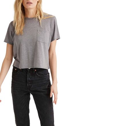 Richer Poorer Women's Vintage Jersey Oversized Crop Tee
