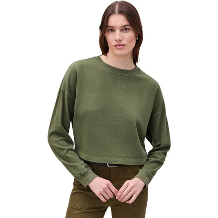 Relaxed Crop Long-Sleeve T-Shirt - Women's