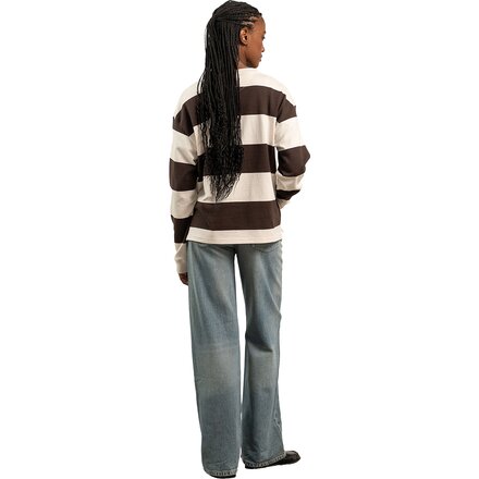 Richer Poorer - Beefy Stripe Cotton Pullover - Women's