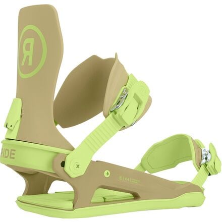 Ride - C-6 Snowboard Binding - 2024 - Olive/Lime