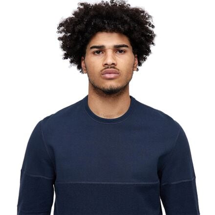 Reigning Champ - Three End Terry Rugby Crewneck Sweatshirt - Men's