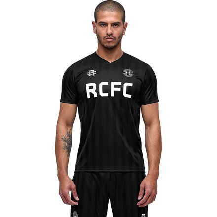 Reigning Champ - Striped Jersey Rcfc Jersey - Men's - Black
