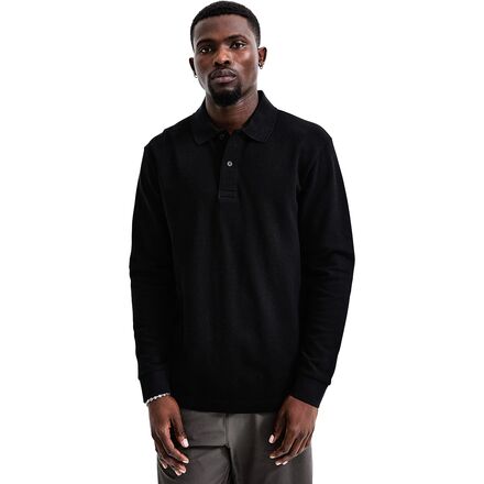 Reigning Champ - Academy Long-Sleeve Polo Shirt - Men's - Black