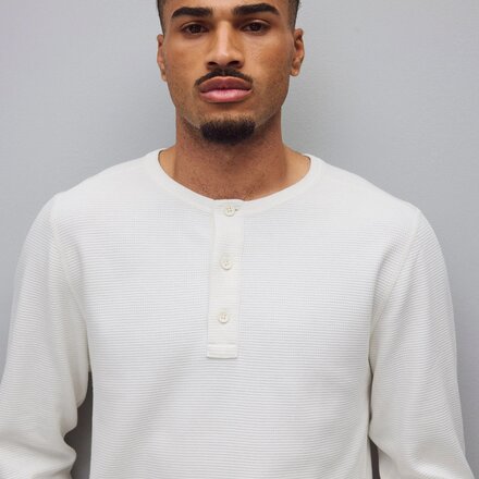 Reigning Champ - Lightweight Waffle Henley - Men's