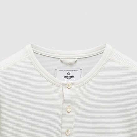 Reigning Champ - Lightweight Waffle Henley - Men's