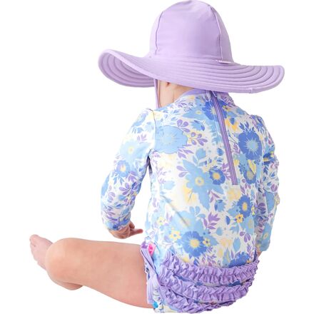 Ruffle Butts - Blooms Long-Sleeve One-Piece Rash Guard - Infant Girls'