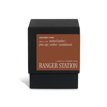 Ranger Station - Leather + Pine Candle