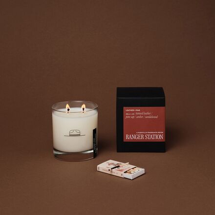 Ranger Station - Leather + Pine Candle