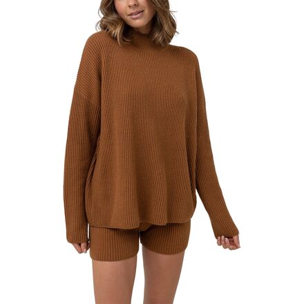 Rhythm - Classic Knit Jumper - Women's - Caramel