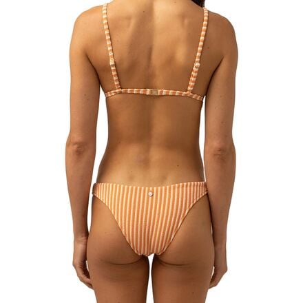 Rhythm - Sunbather Stripe Hi Cut Pant Bikini Bottom - Women's
