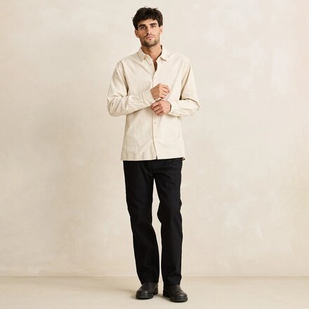 Rhythm - Classic Linen Long-Sleeve Shirt - Men's