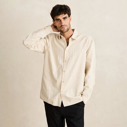 Rhythm - Classic Linen Long-Sleeve Shirt - Men's