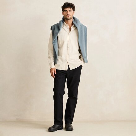 Rhythm - Classic Linen Long-Sleeve Shirt - Men's