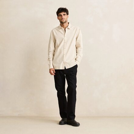 Rhythm - Classic Linen Long-Sleeve Shirt - Men's