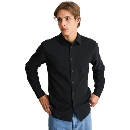 Classic Linen Long-Sleeve Shirt - Men's